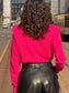 Maglione con spalle imbottite