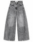 Jeans HAVEONE grigi acid wash - fronte