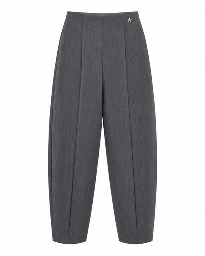 Pantaloni sartoriali grigi - retro