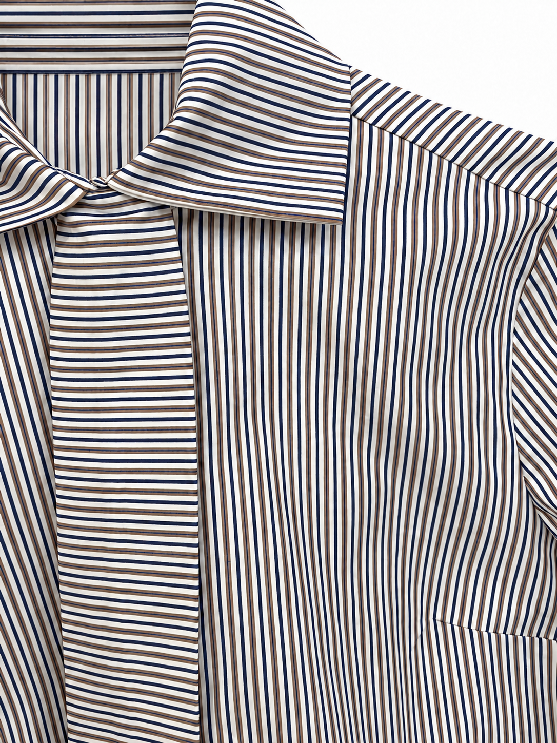 Camicia a righe - dettaglio colletto