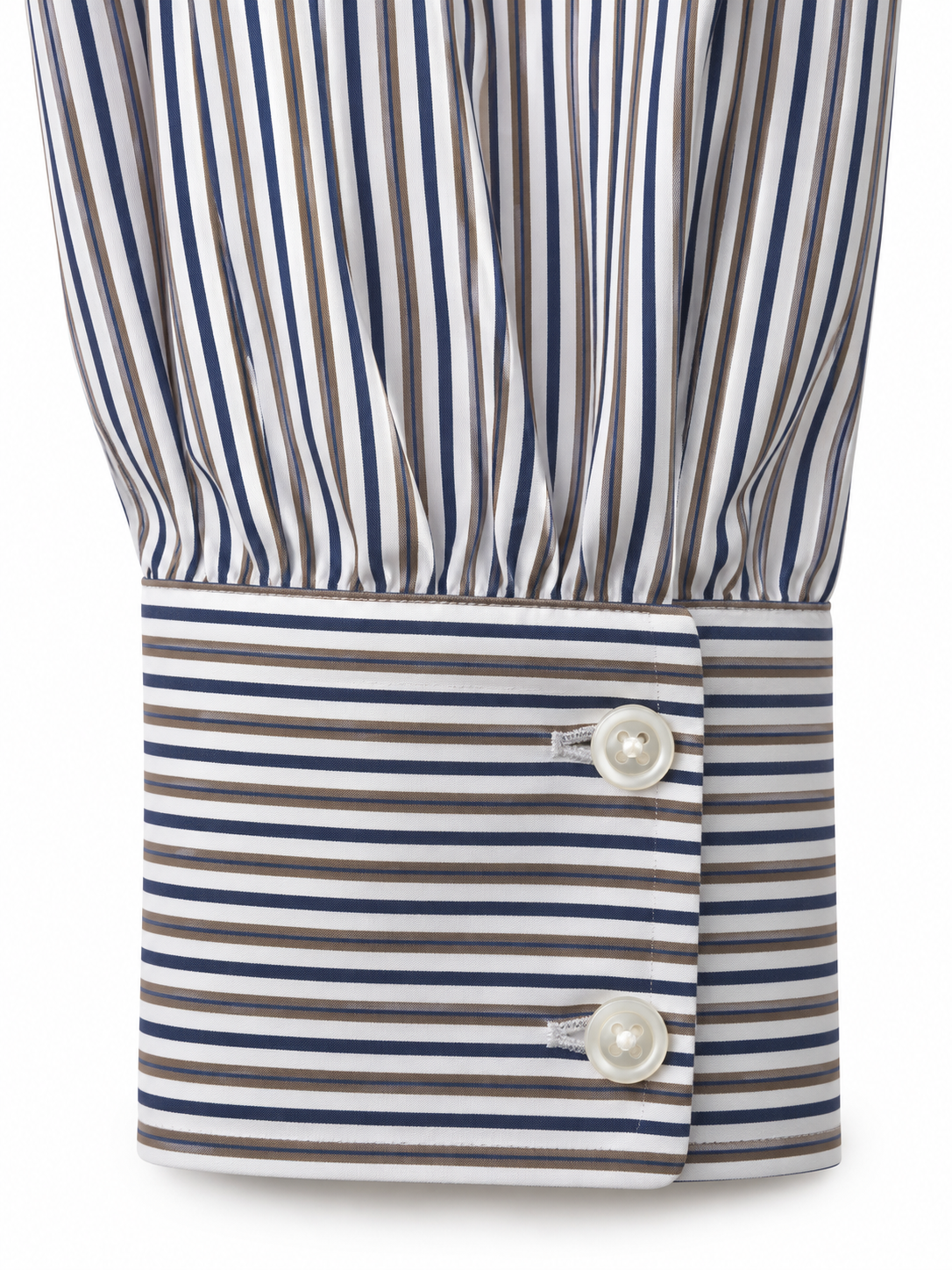 Camicia a righe - dettaglio polsino