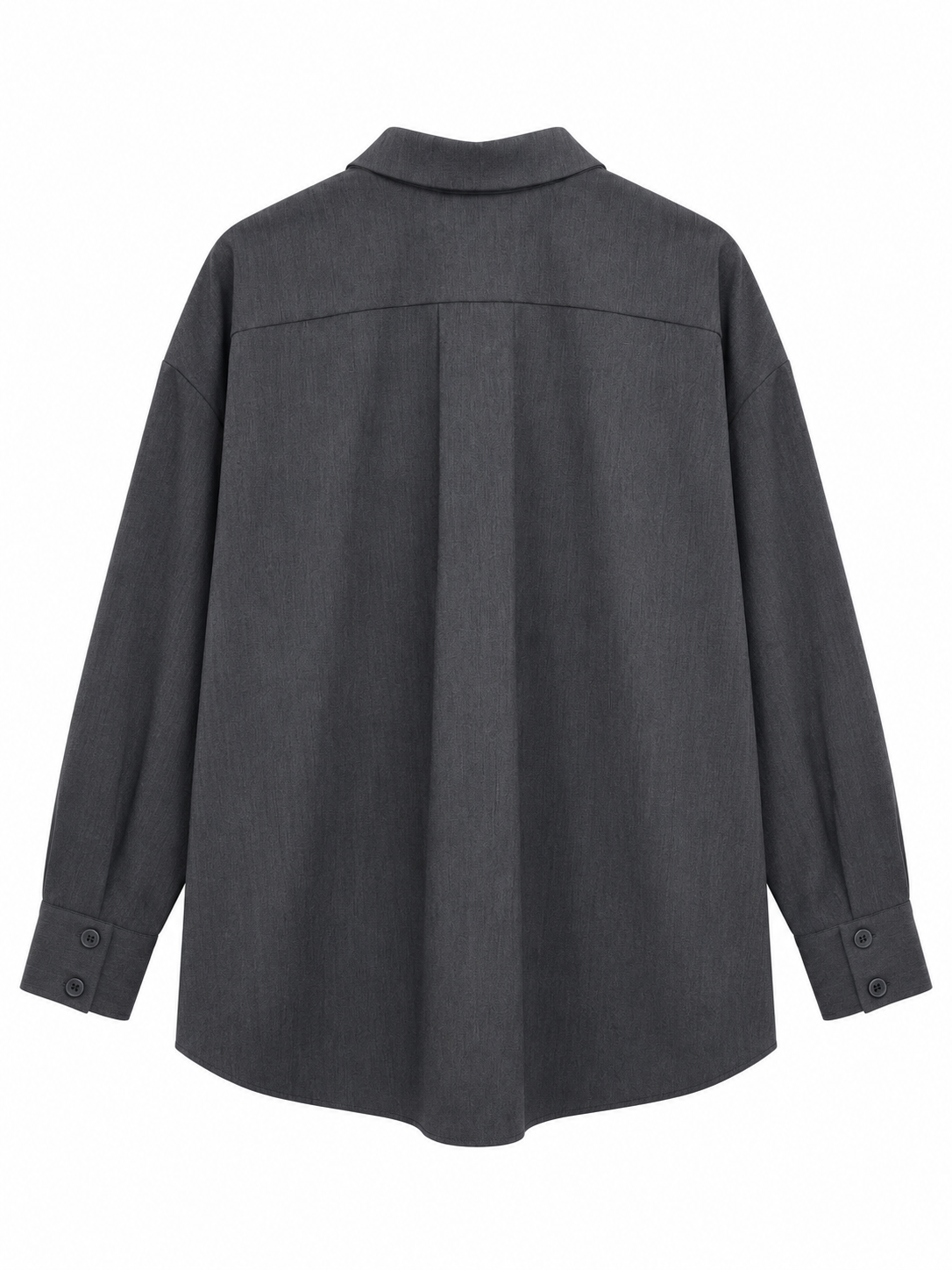 Camicia grigia oversize — retro