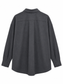 Camicia grigia oversize — retro