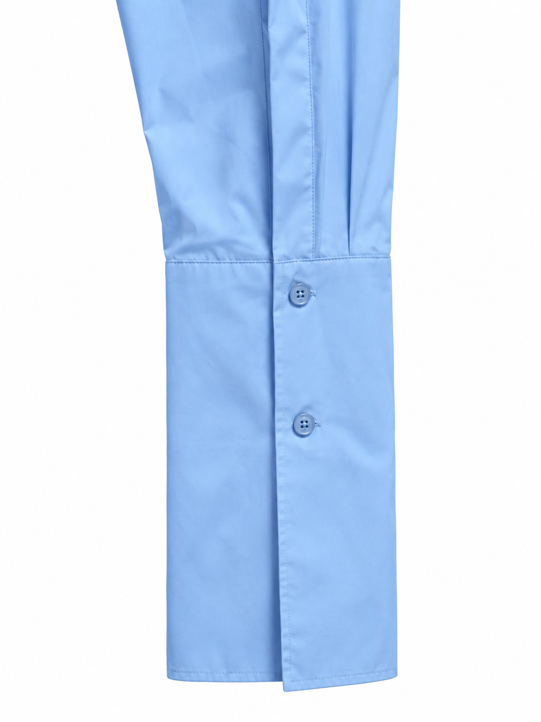 Camicia azzurra con maxi colletto - polsino