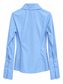 Camicia azzurra con maxi colletto - retro