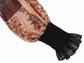 Camicia semitrasparente stampa foulard - polsino