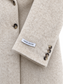 Cappotto beige lungo - Dettaglio polsino e bottoni
