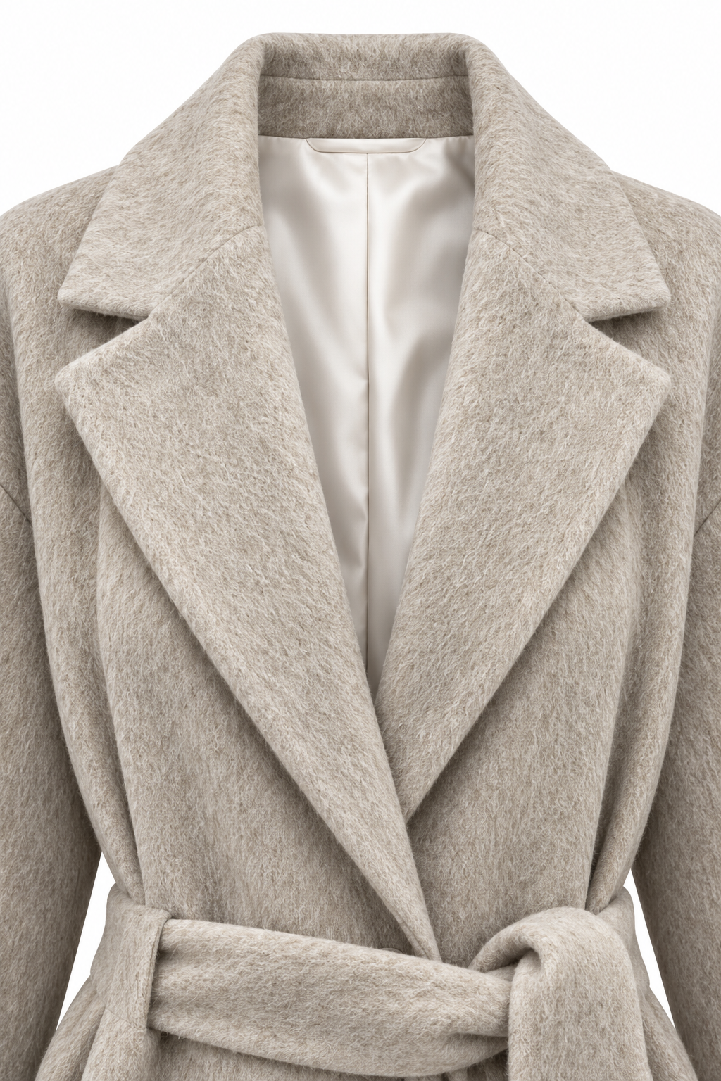 Cappotto greige – dettaglio revers