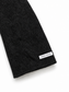 Cappotto lungo nero doppiopetto - dettaglio-polsino