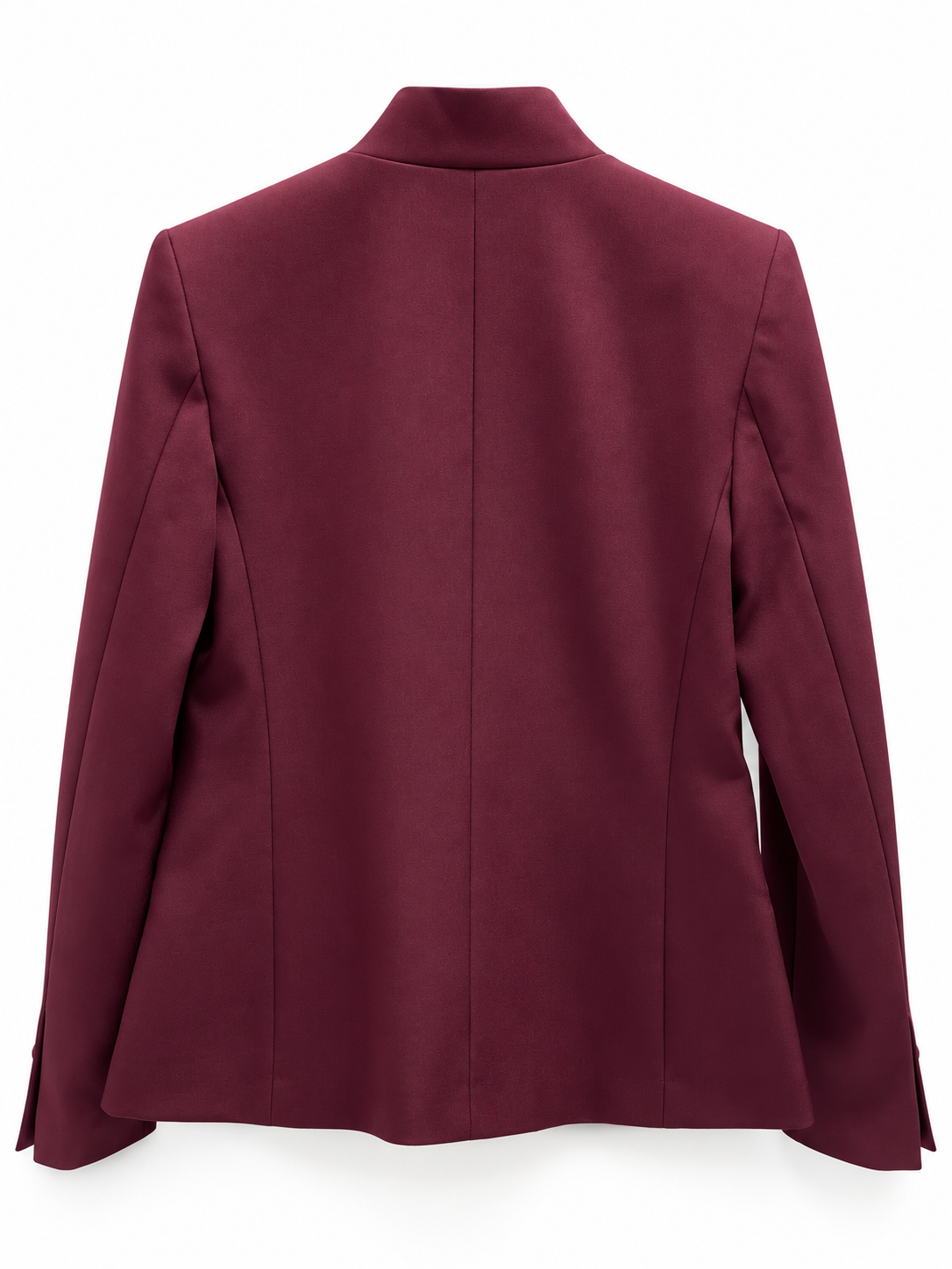 Giacca bordeaux con collo incrociato - retro