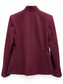 Giacca bordeaux con collo incrociato - retro