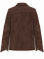 Giacca marrone - retro con fodera interna alle maniche
