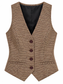 Gilet pied-de-poule - fronte