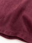 Gonna bordeaux drappeggiata effetto camoscio – orlo