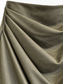 Dettaglio drappeggio e texture vellutata