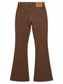 Jeans marroni leggermente svasati - retro