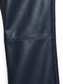 Pantalone blu effetto pelle a gamba ampia – dettaglio 2