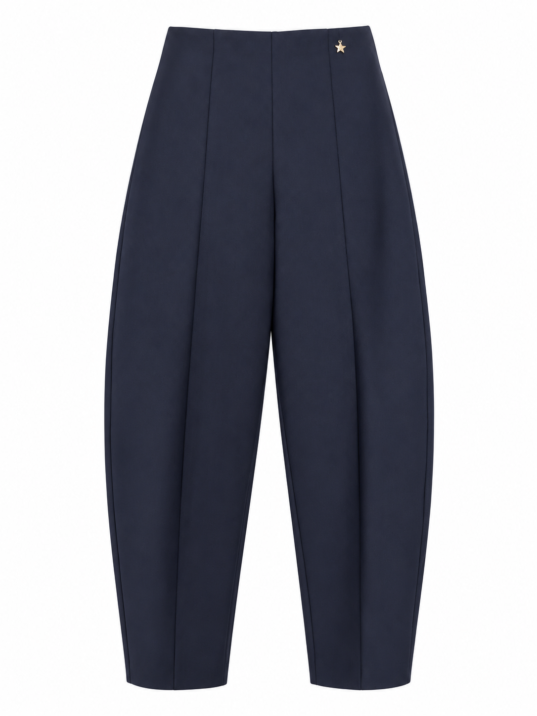 Pantalone blu con stellina — fronte