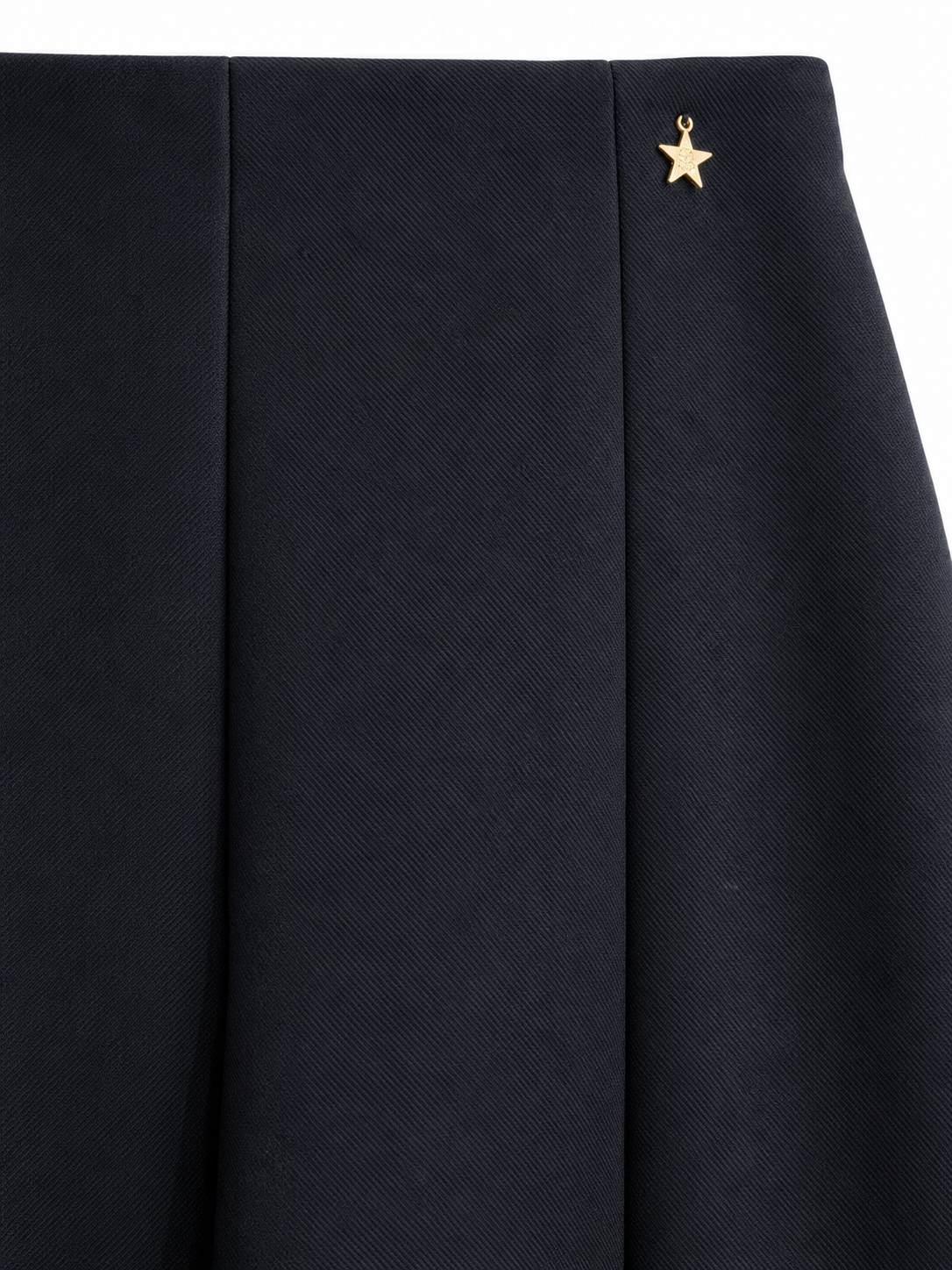 Pantalone blu con stellina — tessuto-stellina