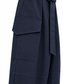 Pantalone cargo blu con cintura — tasca