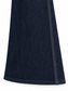 Pantalone in denim blu con ricami — passamaneria