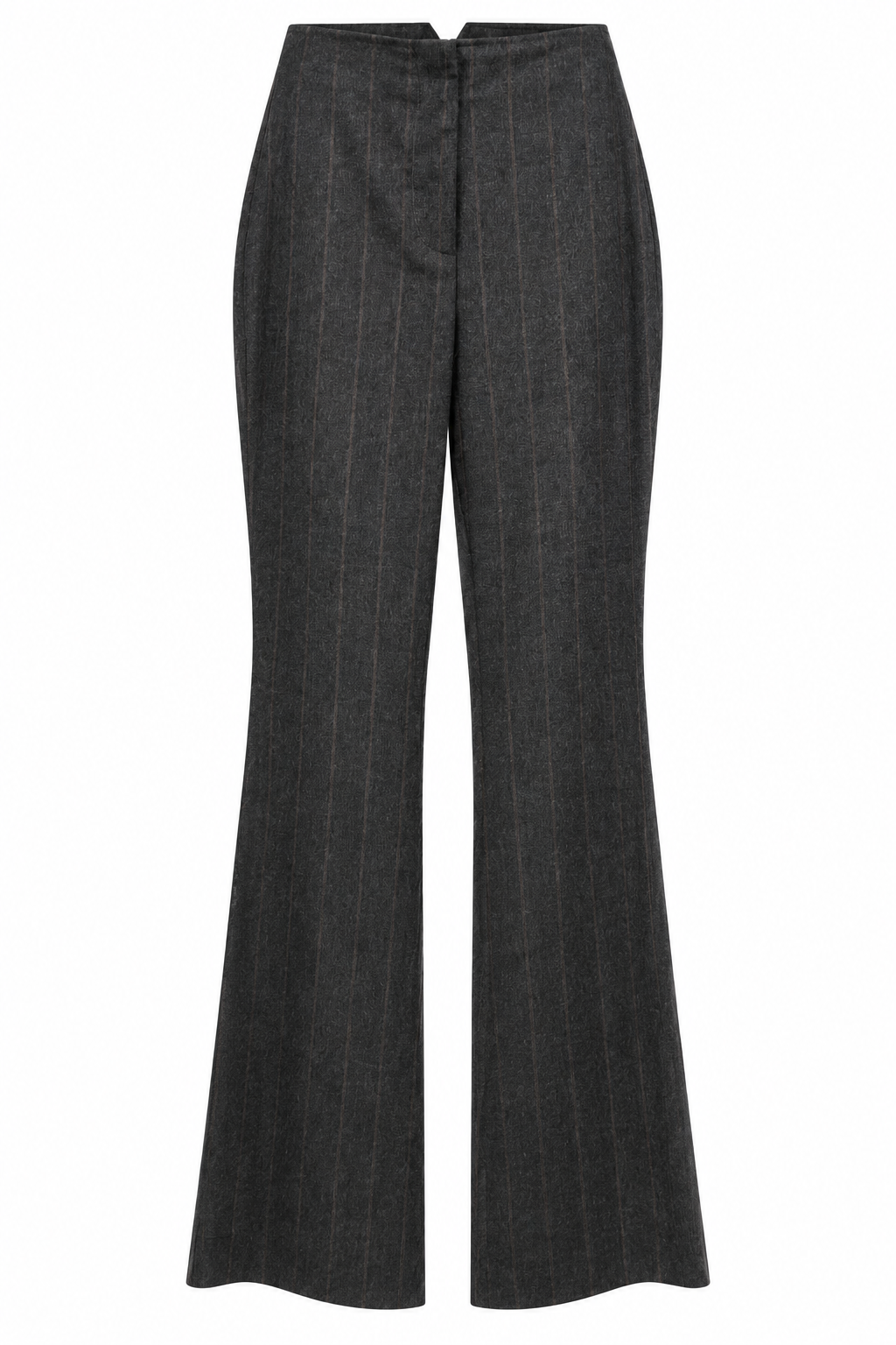 Pantalone gessato antracite — fronte