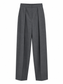 Pantalone grigio con pinces — fronte