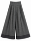 Pantalone grigio a spina di pesce — retro