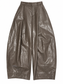 Pantaloni balloon tortora - fronte