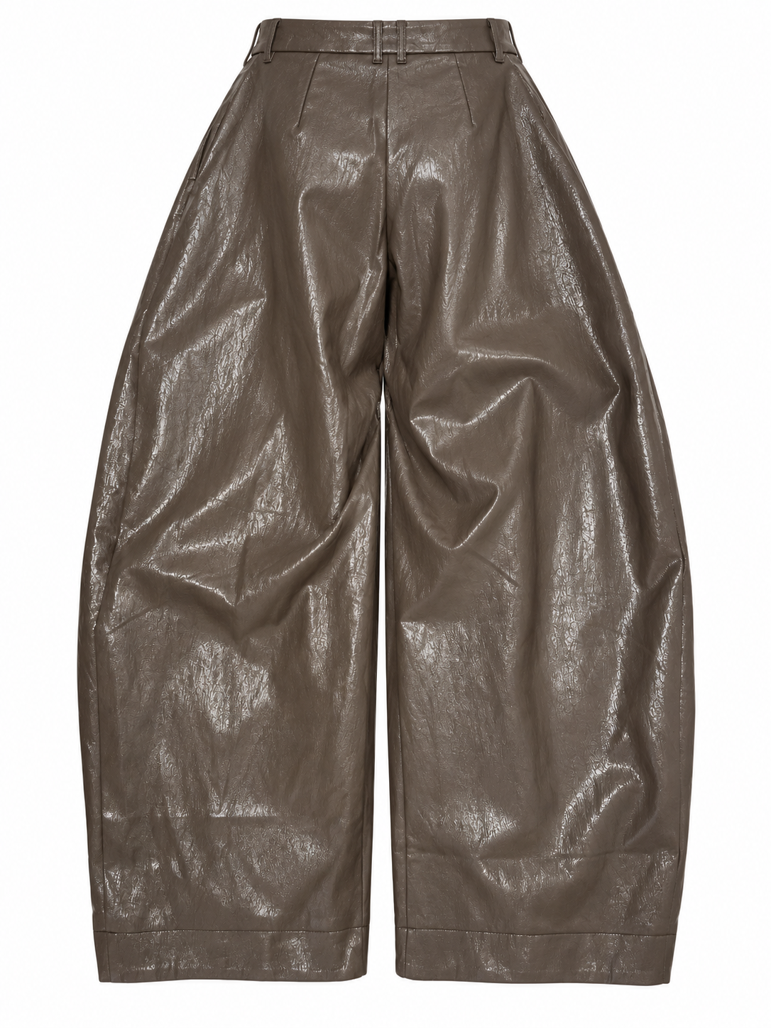 Pantaloni balloon tortora - retro