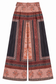 Pantaloni palazzo stampa foulard effetto scamosciato - retro