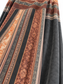 Pantaloni palazzo stampa foulard effetto scamosciato - tessuto