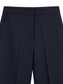 Dettaglio punto vita e chiusura pantaloni