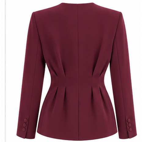 Giacca borgogna posteriore