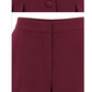 Dettaglio vita pantalone borgogna