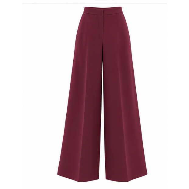 Pantalone borgogna frontale