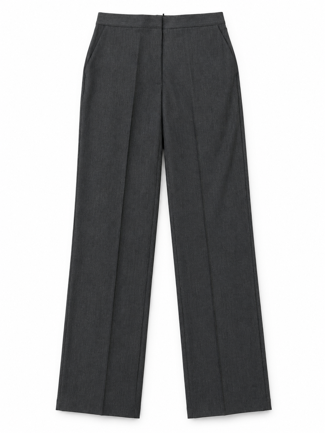 Tailleur grigio mélange - Pantaloni fronte