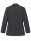 Tailleur grigio mélange - Giacca retro senza spacchi