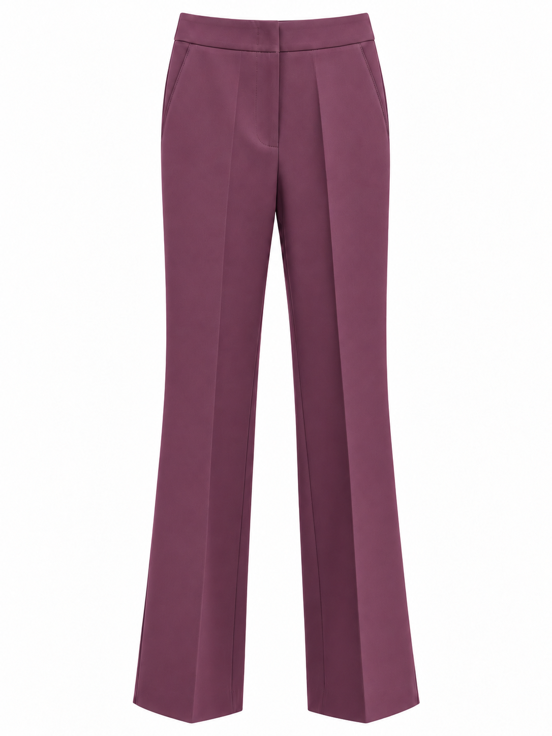 Pantaloni melanzana fronte