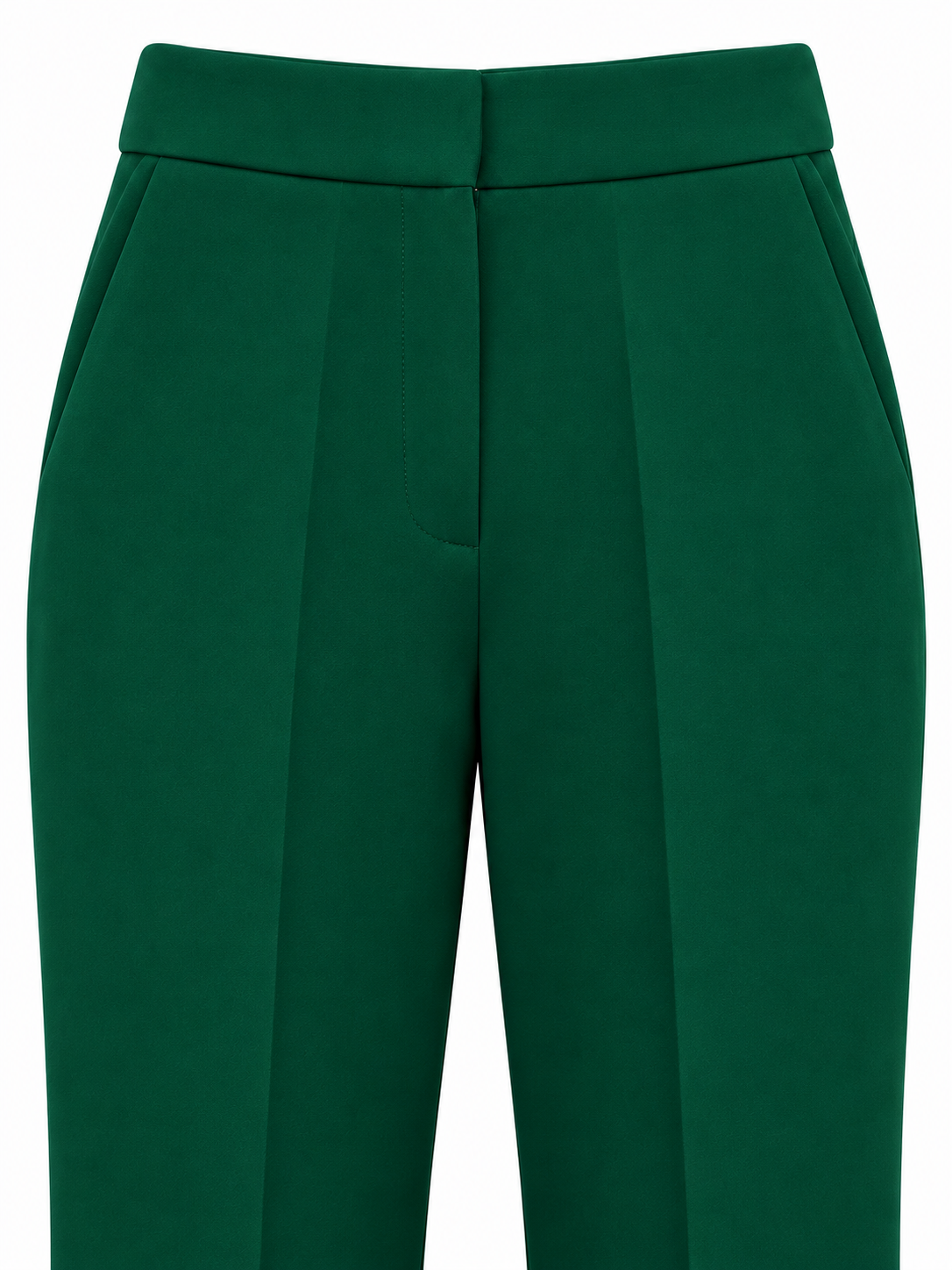Dettaglio punto vita e chiusura pantaloni