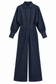 Tuta in denim blu — fronte