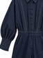 Tuta in denim blu — polsino